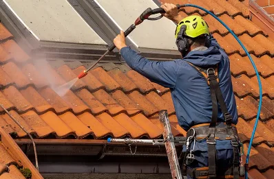 Démoussage et hydrofuge de toiture à Laluque